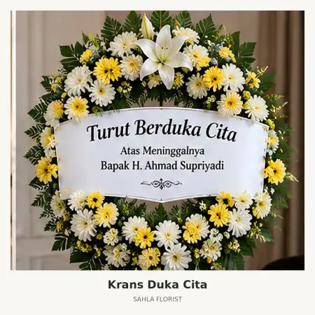 Krans Bunga Duka Alauddin Makassar